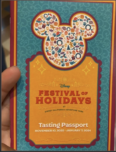 Tasting Passport for seasonal treats 
at California Adventure
