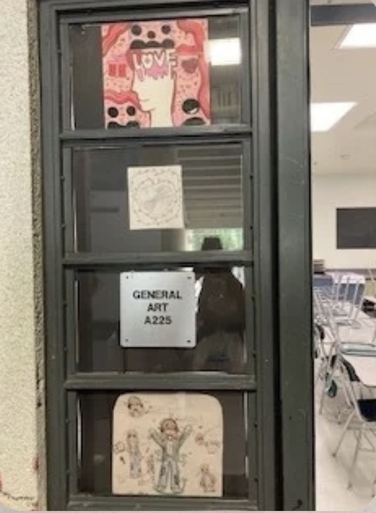 Winning art work on Display