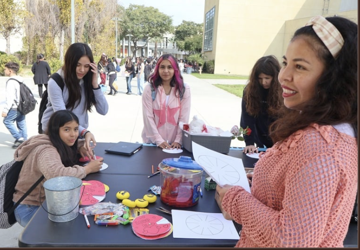 Kindness week activity led by Ms. Moreno 