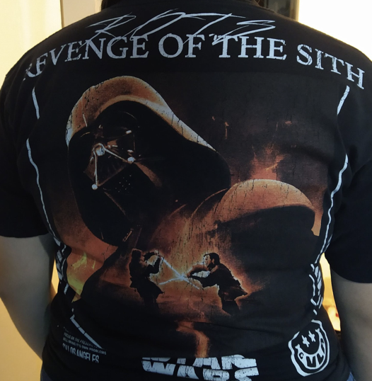 Emily Gomez's Star Wars Shirt, Photographed by Emily's Little Sister
