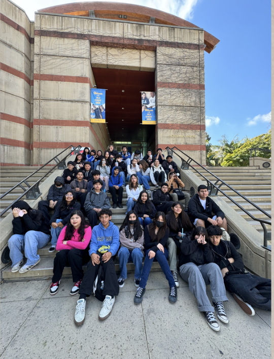 Students who attended the UCLA Trip