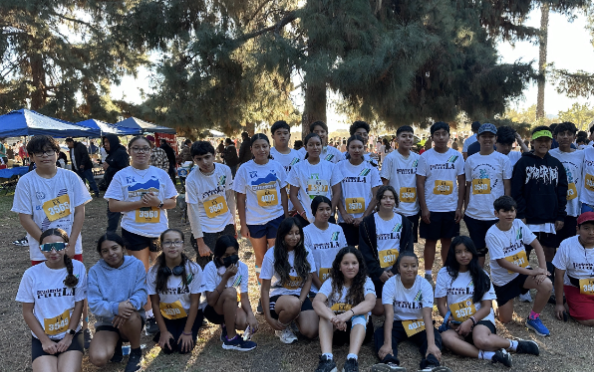 SRLA team runners before the race  - Picture taken by Parent  
